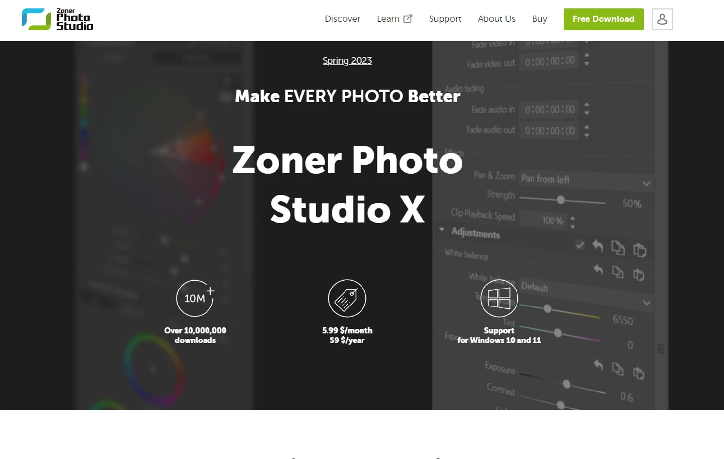 Image from Zoner photo studio x